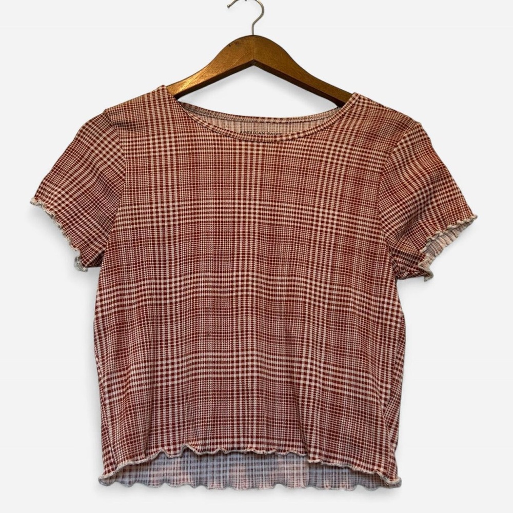 American Eagle Plaid Tee
